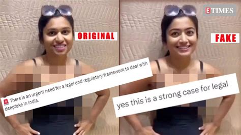 Rashmika Mandanna Nude Fake Photos .